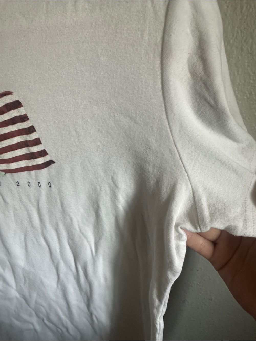 Y2K boxy Liberty 2000 Graphic Tee with Statue of Liberty - Picture 4 of 4